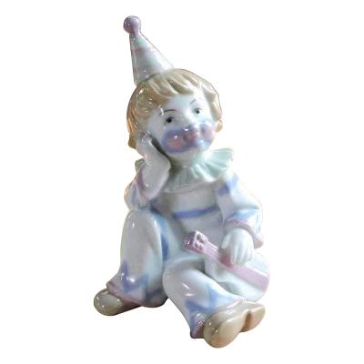 vintage ceramic clown figurines statue picture 1