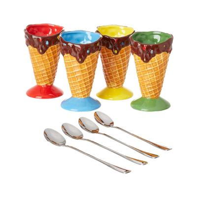 Dessert and Ice Cream Cone shaped Bowl Cup picture 3