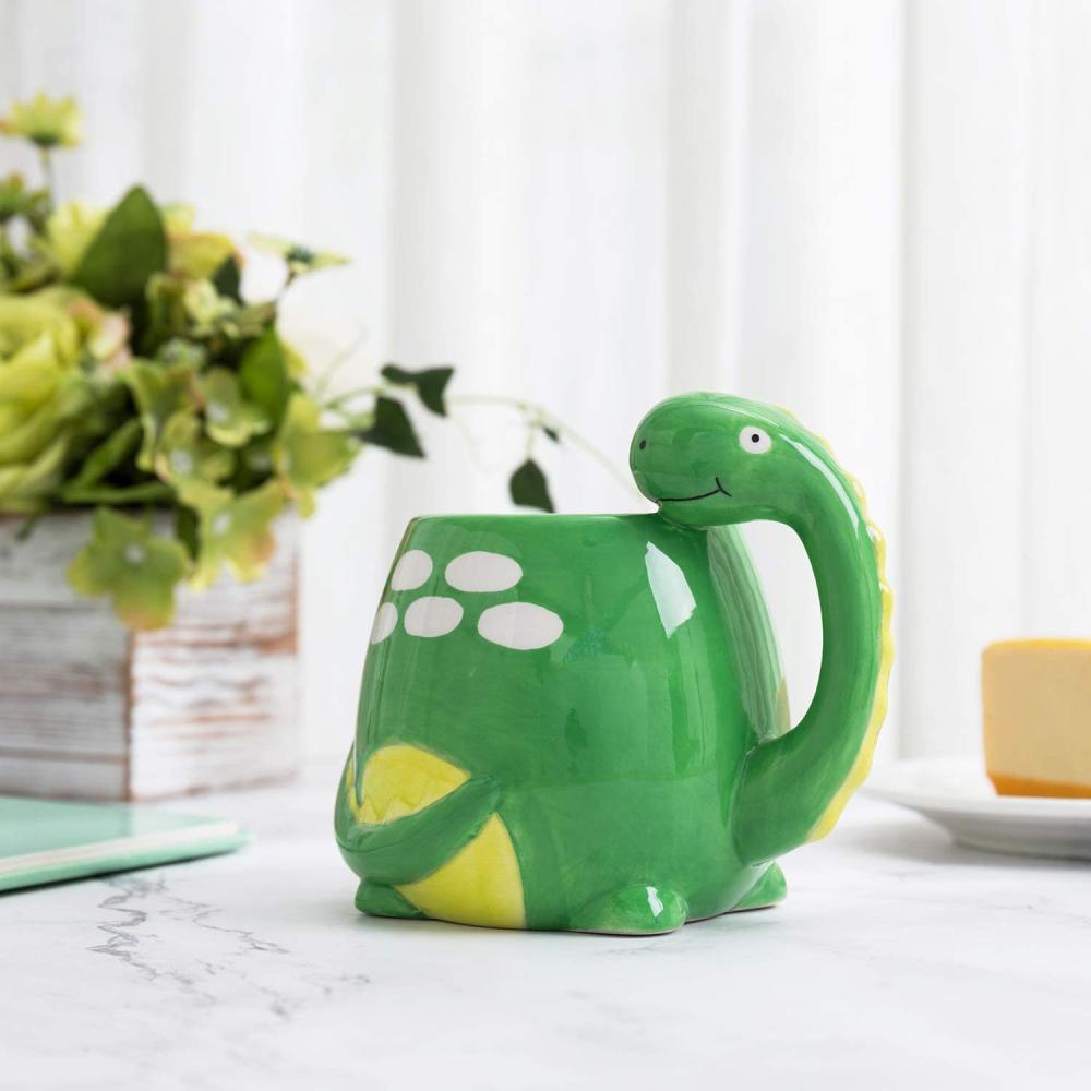 3D Large kawaii Ceramic Dinosaur Coffee Cup Mug picture 2