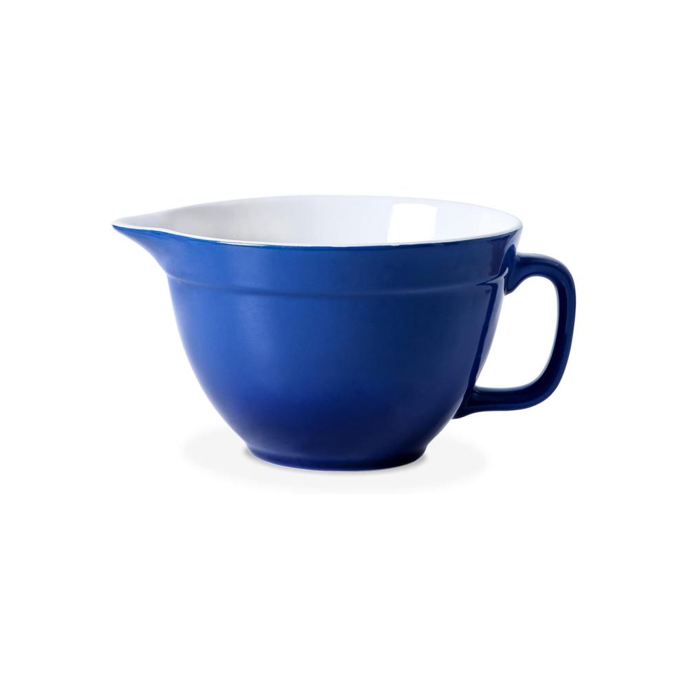 Ceramic Batter Bowl With Handle And Pour Spout