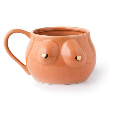 Speckled Funny Female Body ceramic boobie coffee mugs thumbnail