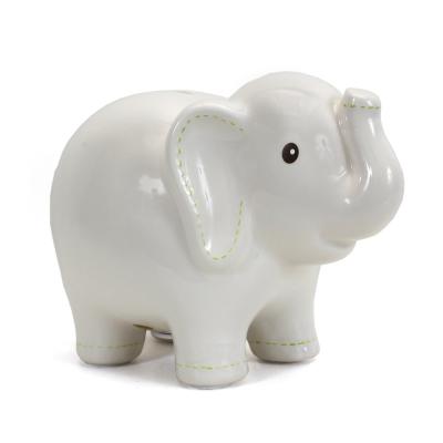 Ceramic Elephant Coin Money Box Piggy Bank thumbnail