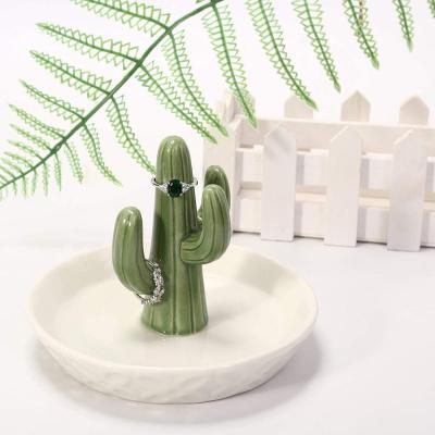 home decor Cactus Ring Jewelry Dish Tray Holder picture 2