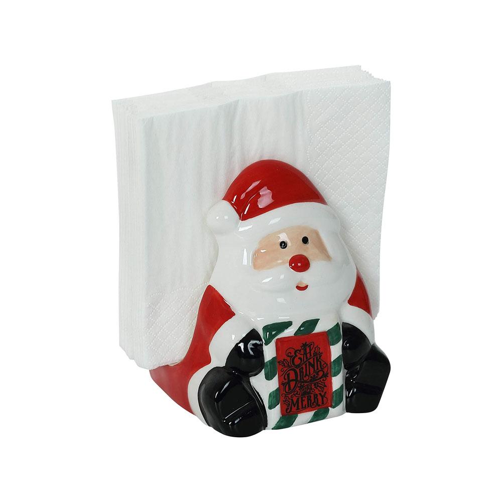 custom decorative party christmas ceramic napkin holder picture 2