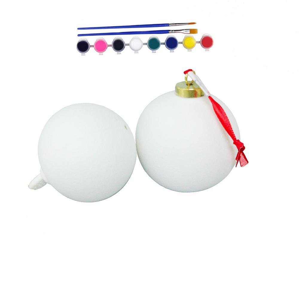 Ceramic Christmas Hanging Tree Ball Decoration