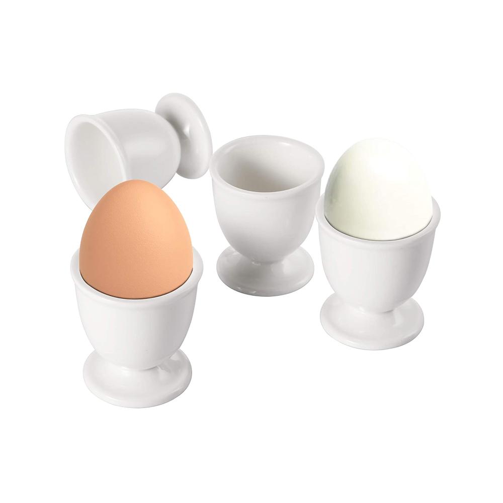 white small ceramic egg cup stand holder picture 4