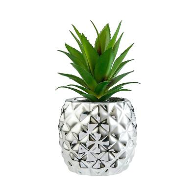 fruit pineapple shaped Ceramic Planter Flower Plant Pot picture 3