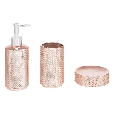 ceramic bath soap dispenser accessories toothbrush holder set thumbnail