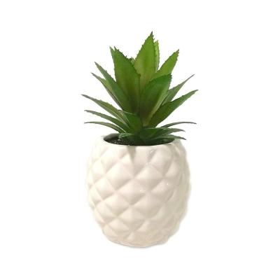 fruit pineapple shaped Ceramic Planter Flower Plant Pot picture 2