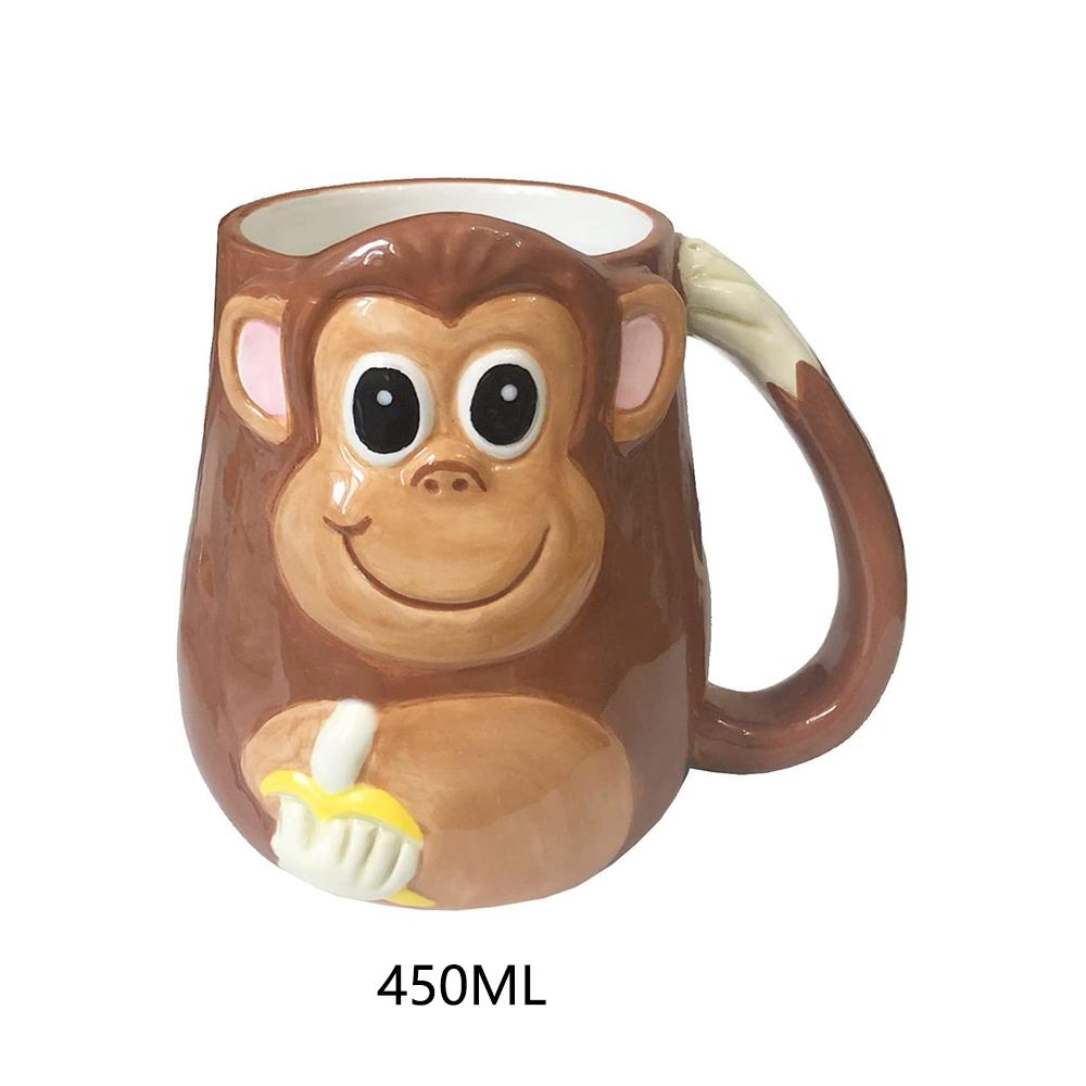 3D Ceramics Monkey Coffee Mug Water Tea Cup picture 4