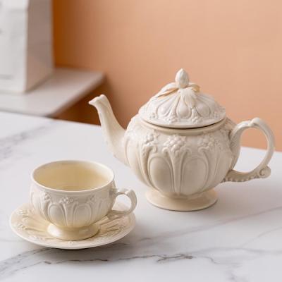 ceramic porcelain gift tea coffee cup pot set picture 3