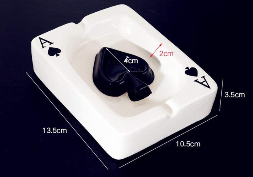 poke ceramic ashtray