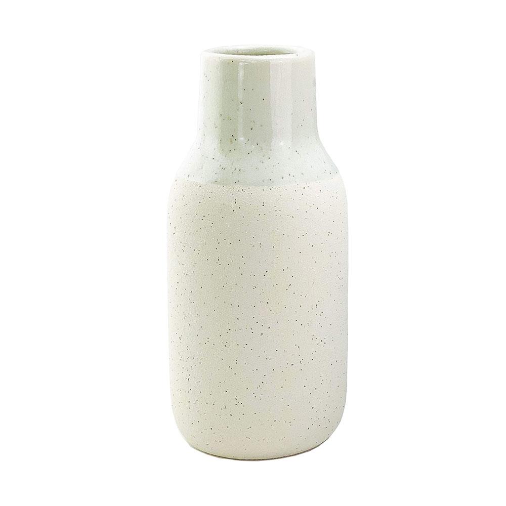 large speckled dot ceramic flower cream vase picture 2