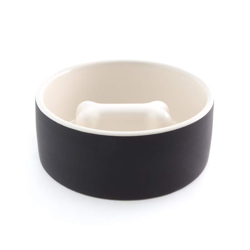 Cheap Ceramic Food Slow Eating Cats Dogs Bowl