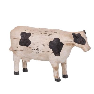 factory resin cow figurine statue country home decor thumbnail