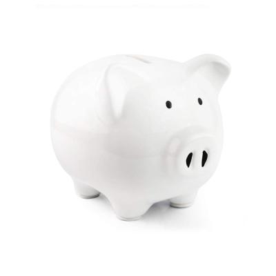 ceramic coin collecting saving piggy bank money box thumbnail