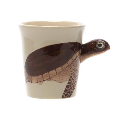 Hand Painted Ceramic Hot Chocolate turtle mug picture 3