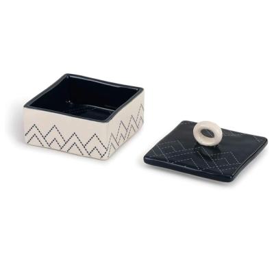 porcelain ceramic jewelry storage ring gift display box picture 2