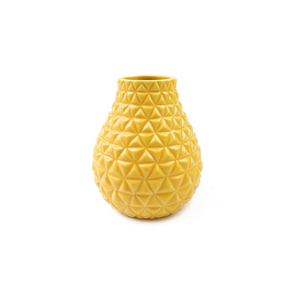 Custom raindrop style ceramic fruit pineapple shaped vase picture 1