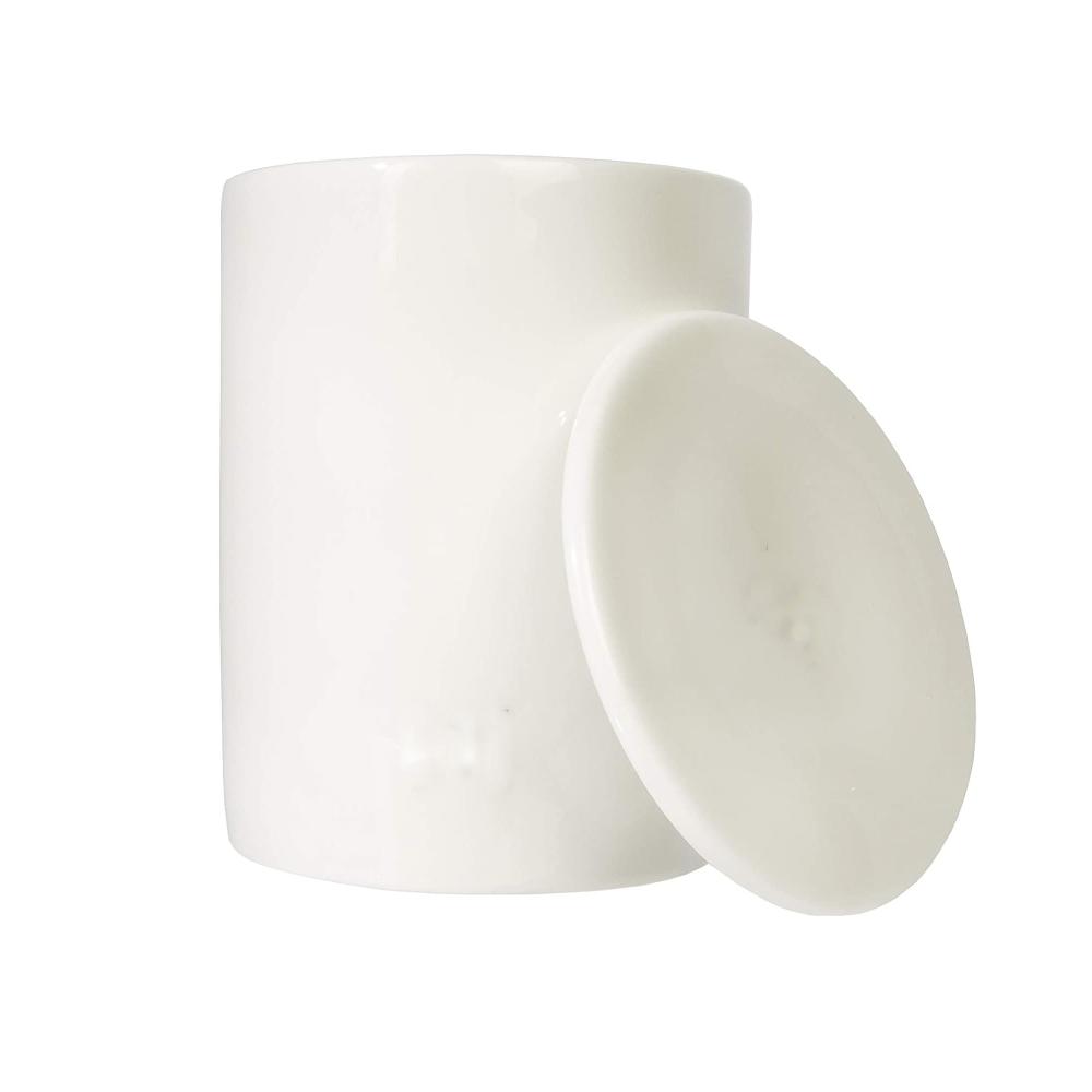 Small Sublimation White Empty Ceramic Candle Jar