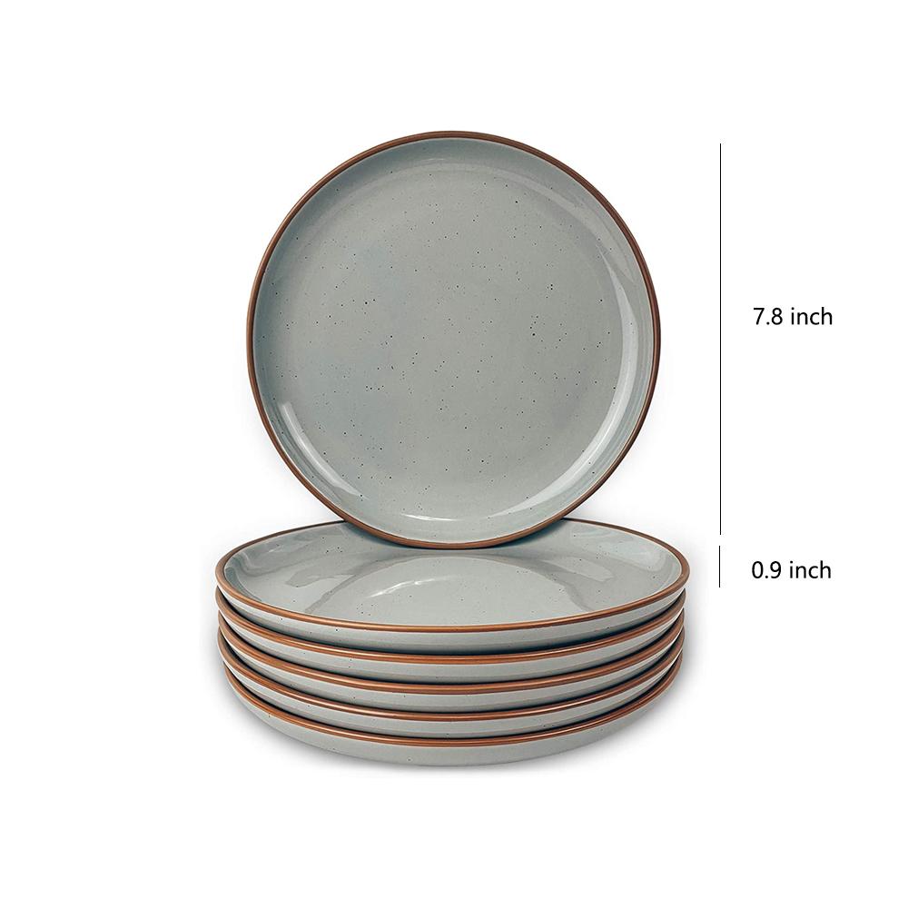 Porcelain Ceramic Dessert Salad Plates Set picture 4