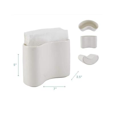 white table bar ceramic porcelain Paper napkin holder picture 2