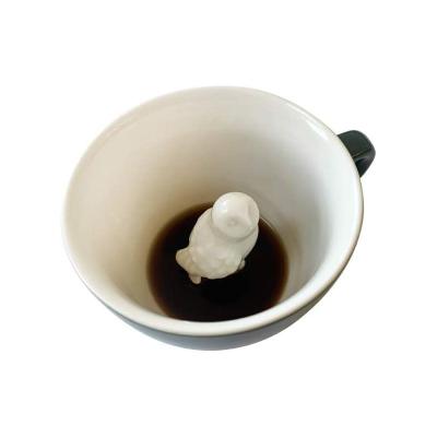 animal ceramic bird coffee mug picture 1