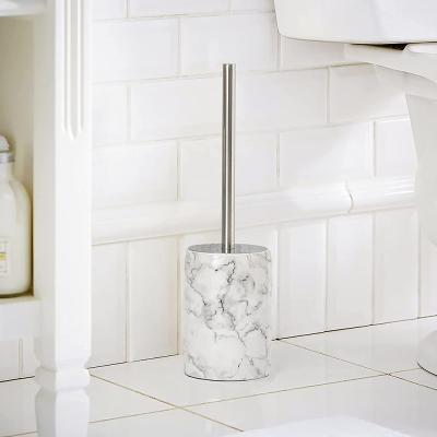 Ceramic Bathroom Accessories Toilet Bowl Brush Holder Set picture 4