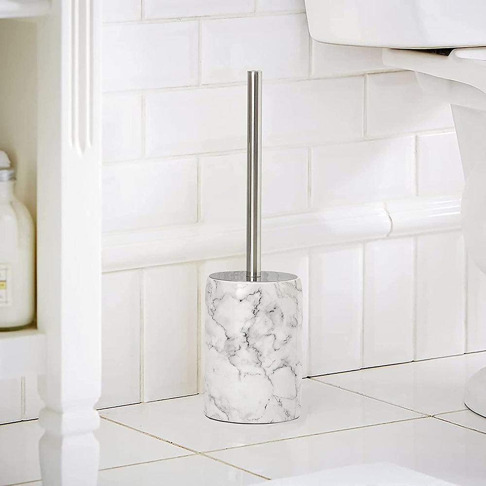Ceramic Bathroom Accessories Toilet Bowl Brush Holder Set picture 4