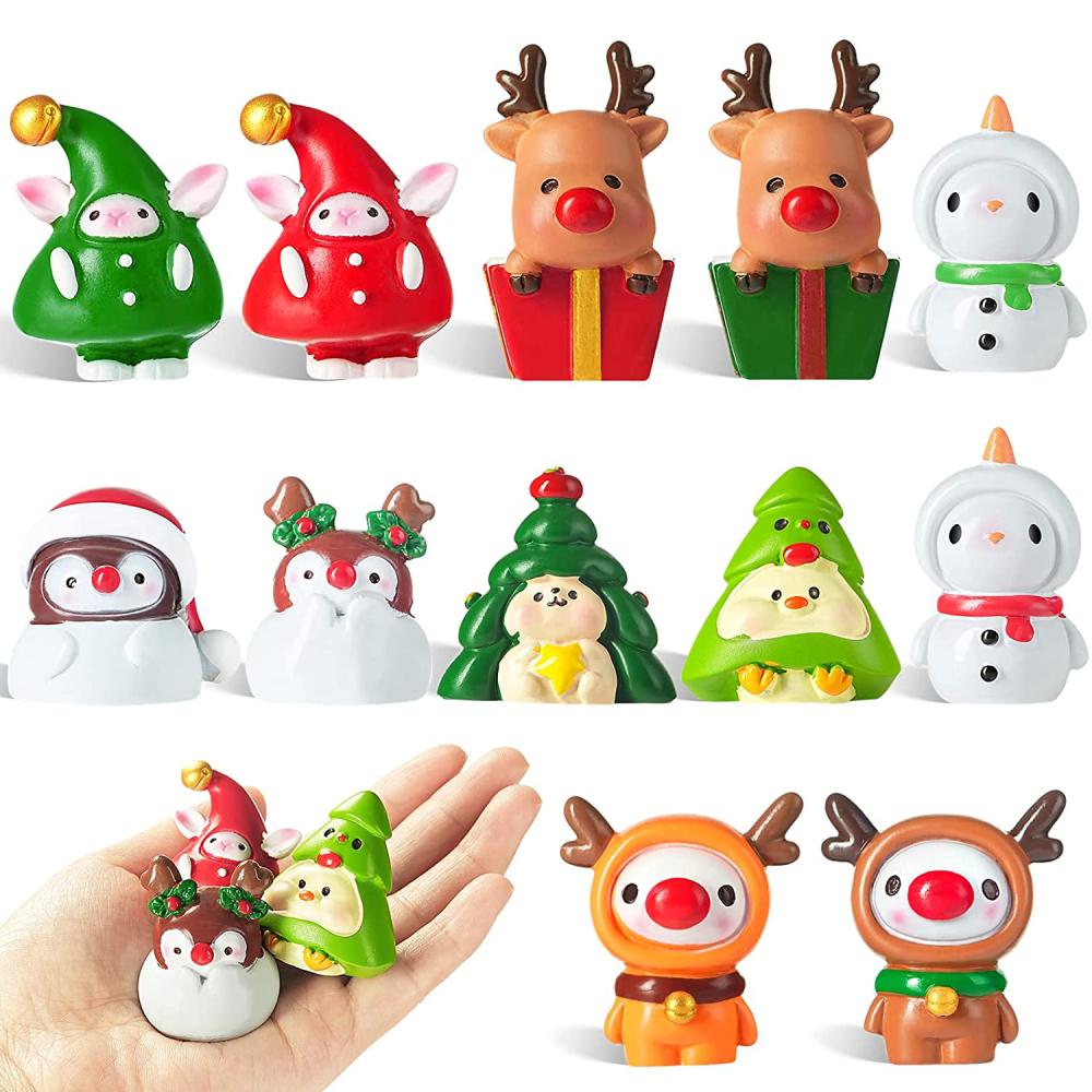 claus snowman fairies deer Xmas christmas crafts figurine picture 1