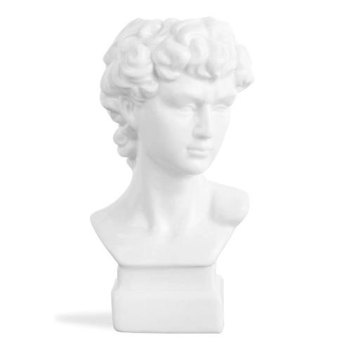 Kopf David Jones Gesicht Keramik Römische Blumenvase