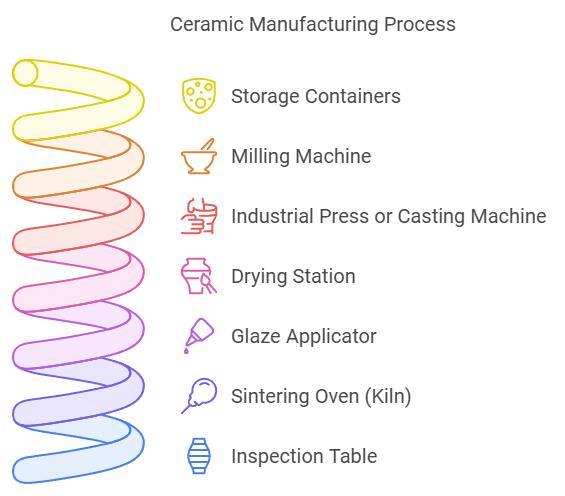 Essential Equipment for Ceramic Manufacturing