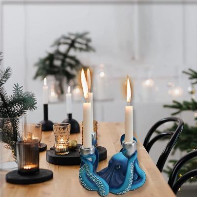 Wholesale Custom Octopus Shape Resin Candle Stick Holder picture 5