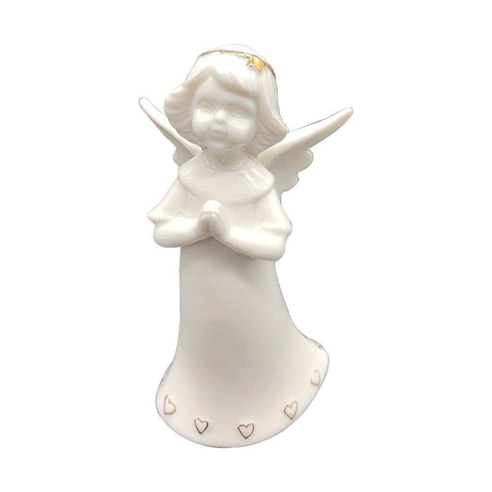 Paintable Ceramic Fairy Figurines Statue For Home Decor