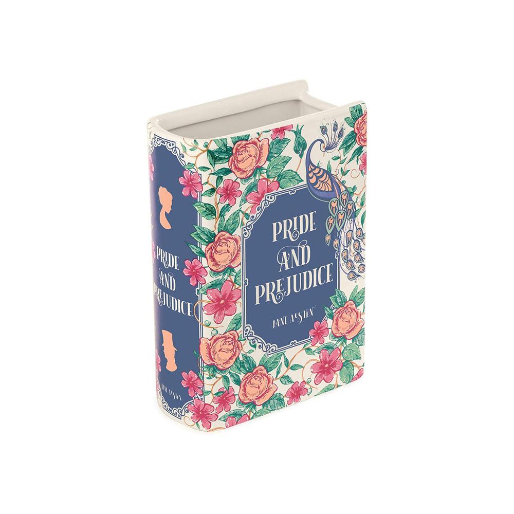 卸売カスタムセラミックブックフラワーベース