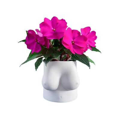 Body boob Boho shaped Ceramic Planter Flower Pot thumbnail
