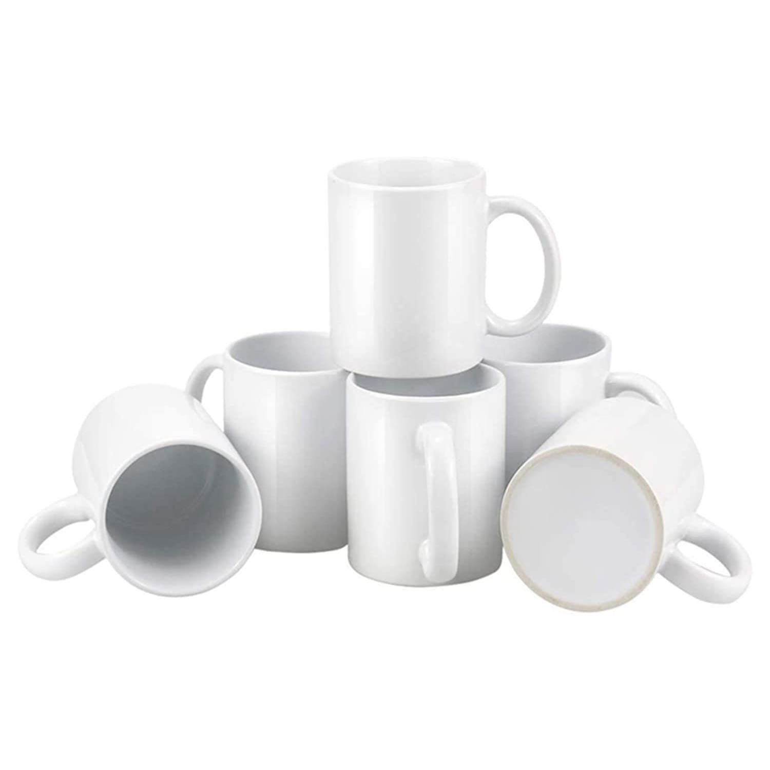 Plain White Sublimation Ceramic Cricut Blank Coffee Cup Mug