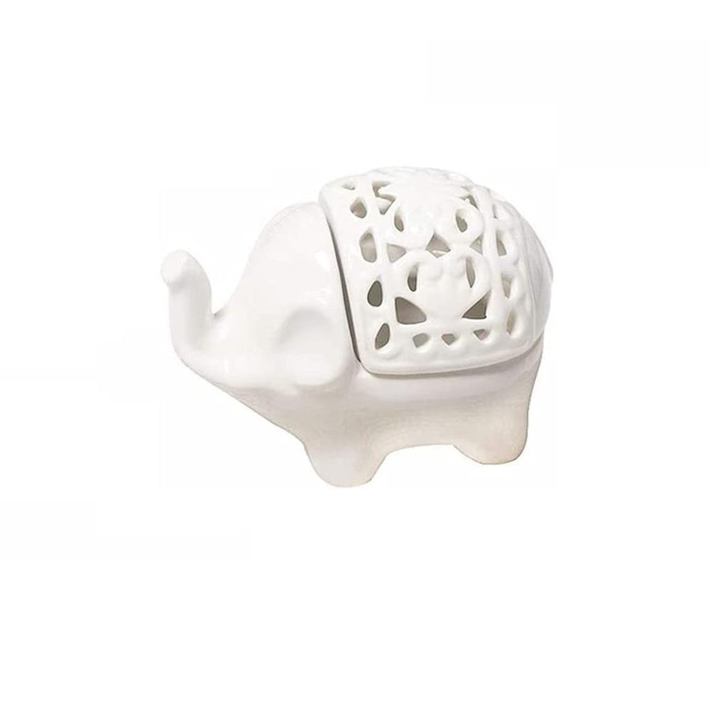 Custom Creative Elephant Ceramic Tea light Candle Holder picture 1