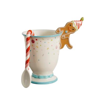 Ceramic Christmas Gingerbread Man Mug thumbnail
