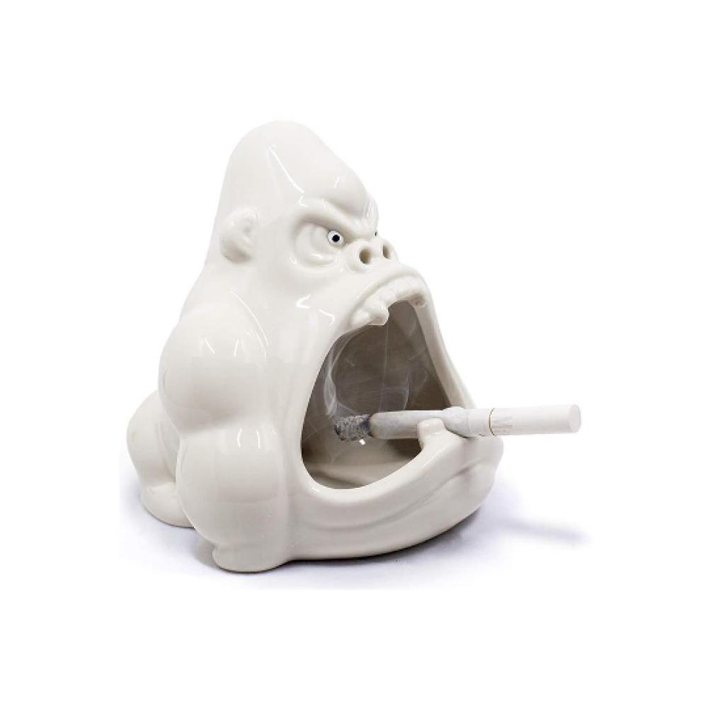 Indoor Outdoor Cool Funny Ceramic Smoking Ashtray