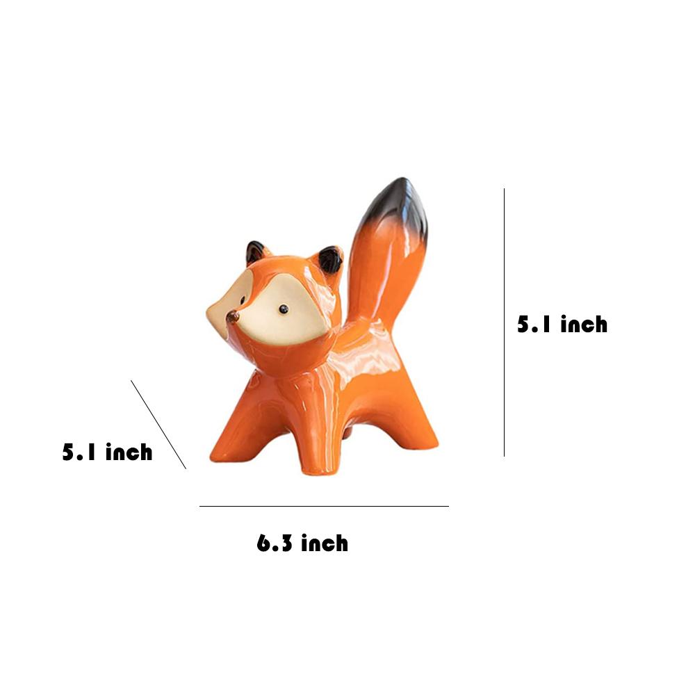 ceramic fox figurine statue picture 5