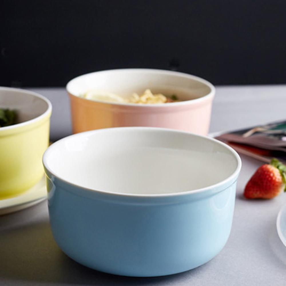 Safe porcelain ceramic serving dish bowl with lid picture 3