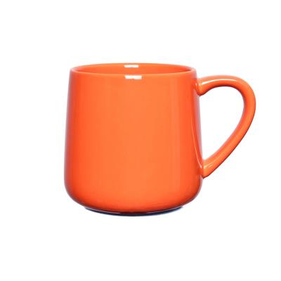 orange ceramic coffee mug picture 1
