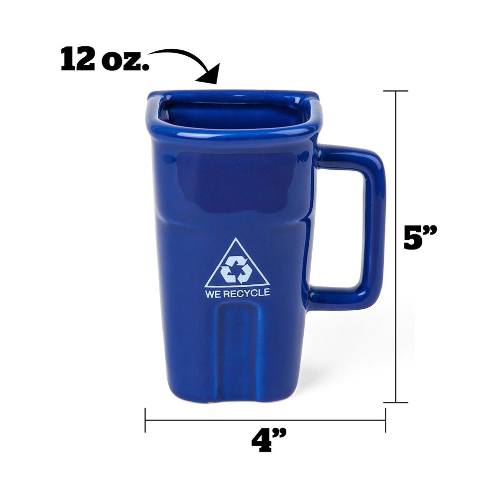 Ceramic Weird Trash Can Coffee Mugs picture 2