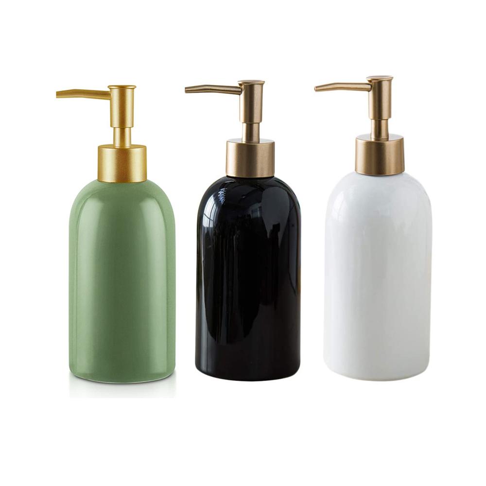 Ceramic Hand Liquid Lotion Soap Shampoo Dispenser Bottle picture 1