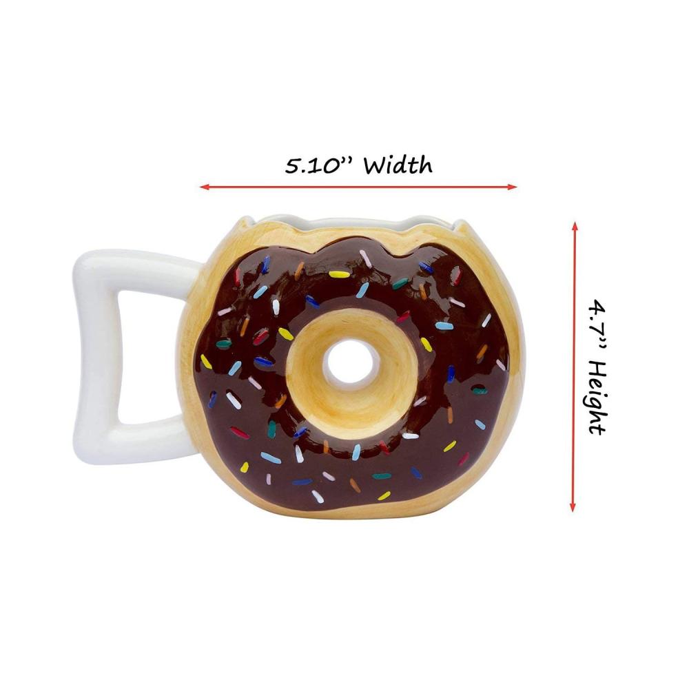 Funny Large ceramic donuts Best Cup coffee mug picture 5
