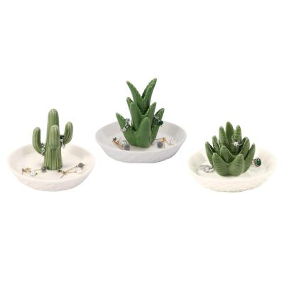 home decor Cactus Ring Jewelry Dish Tray Holder picture 1