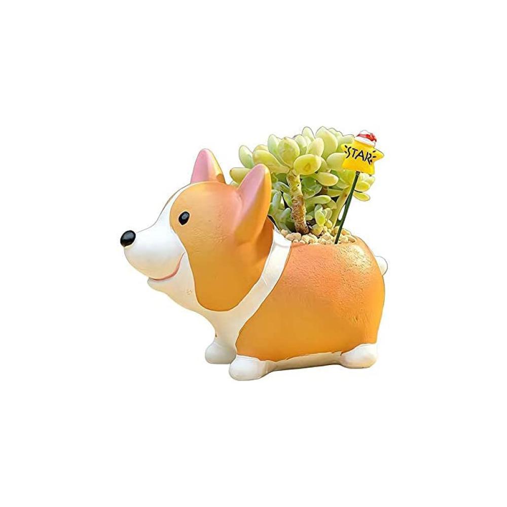 dog shaped ceramic succulent planter plant pot supplier picture 3