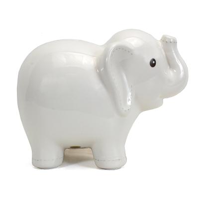 Ceramic Elephant Coin Money Box Piggy Bank picture 2