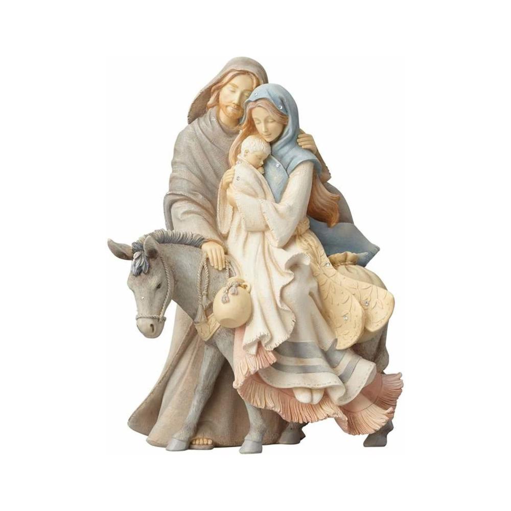 custom christmas Holy Family resin charms child baby jesus figurine statue sculpture for home decor ornament